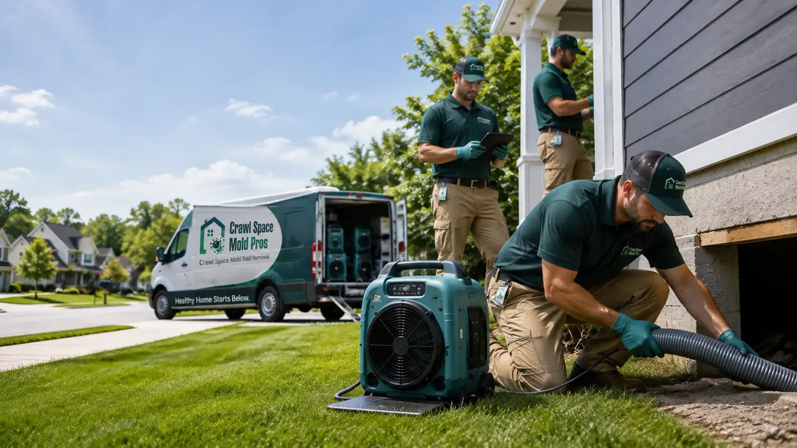 Crawl Space Mold Removal in Austin, CO